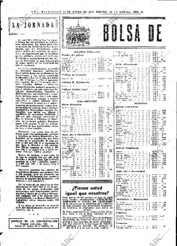 ABC MADRID 15-01-1975 página 62