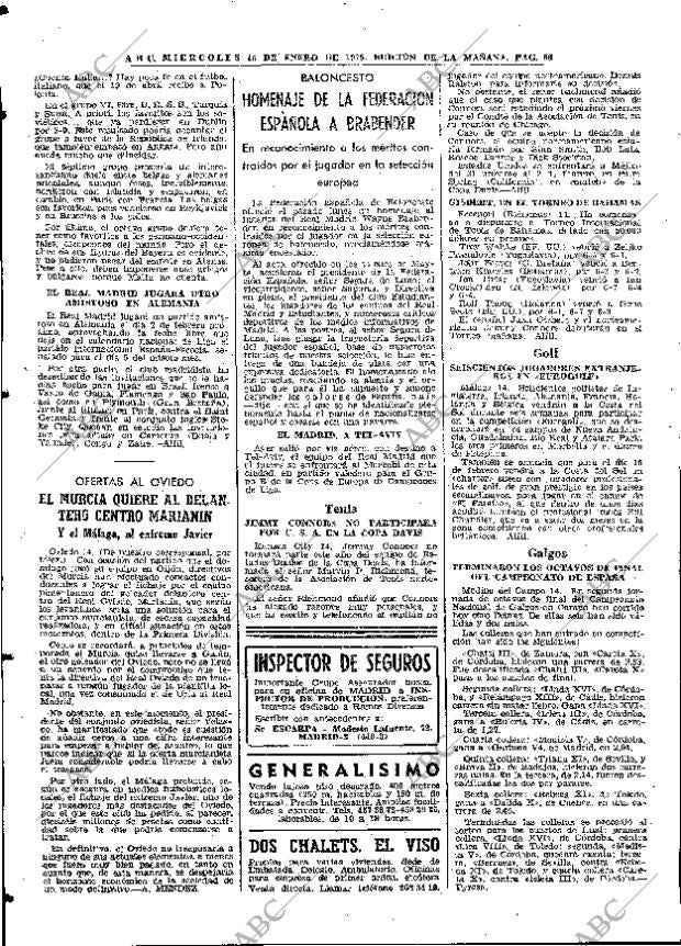 ABC MADRID 15-01-1975 página 66
