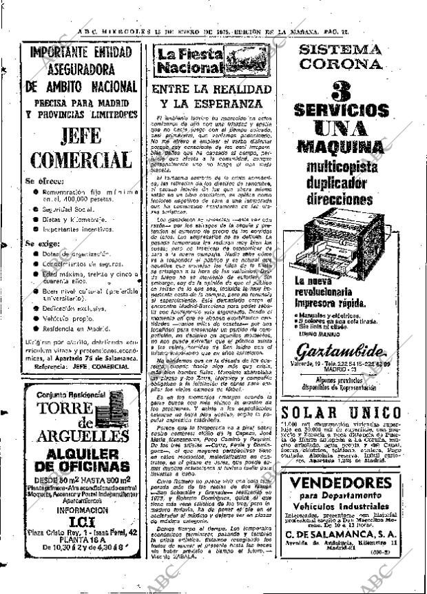 ABC MADRID 15-01-1975 página 72