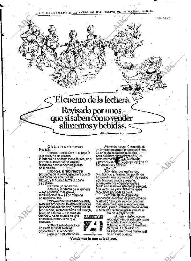 ABC MADRID 15-01-1975 página 74