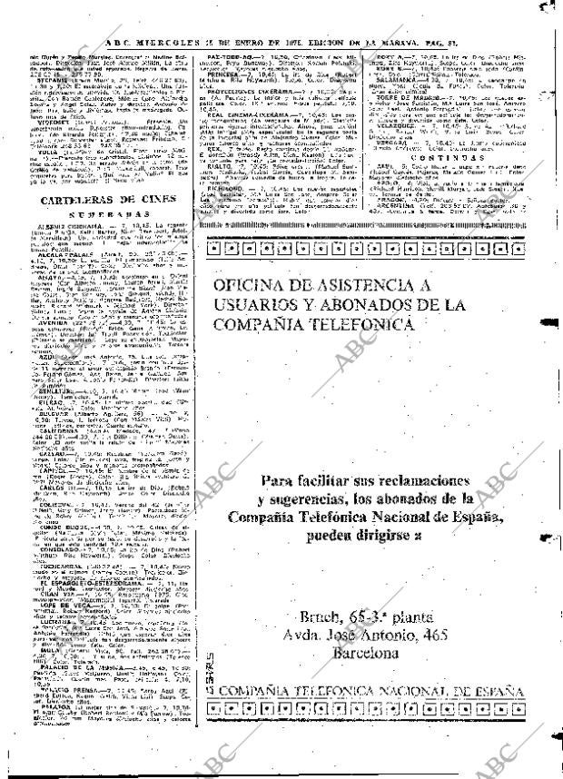 ABC MADRID 15-01-1975 página 81