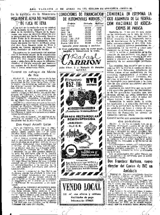ABC SEVILLA 17-01-1975 página 36