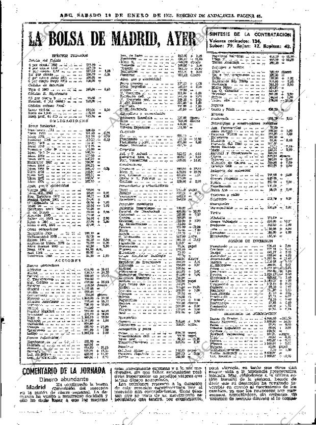 ABC SEVILLA 18-01-1975 página 45