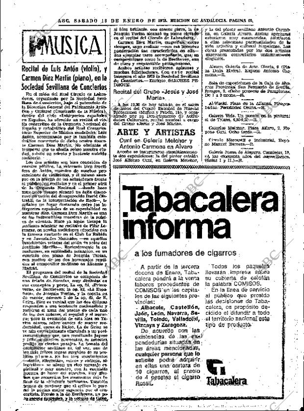 ABC SEVILLA 18-01-1975 página 55