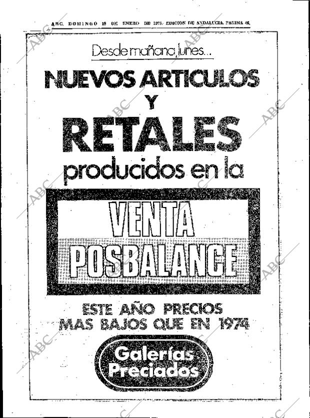 ABC SEVILLA 19-01-1975 página 46