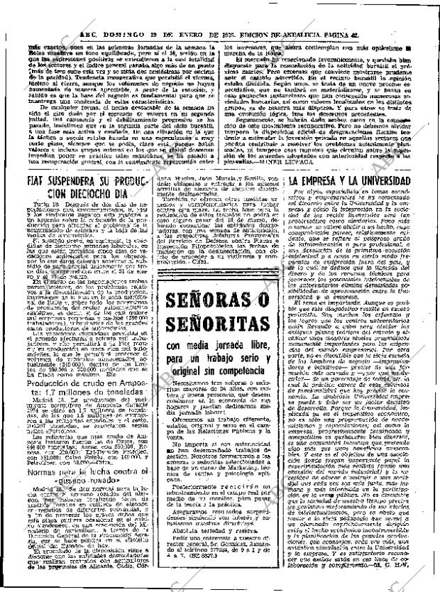 ABC SEVILLA 19-01-1975 página 48