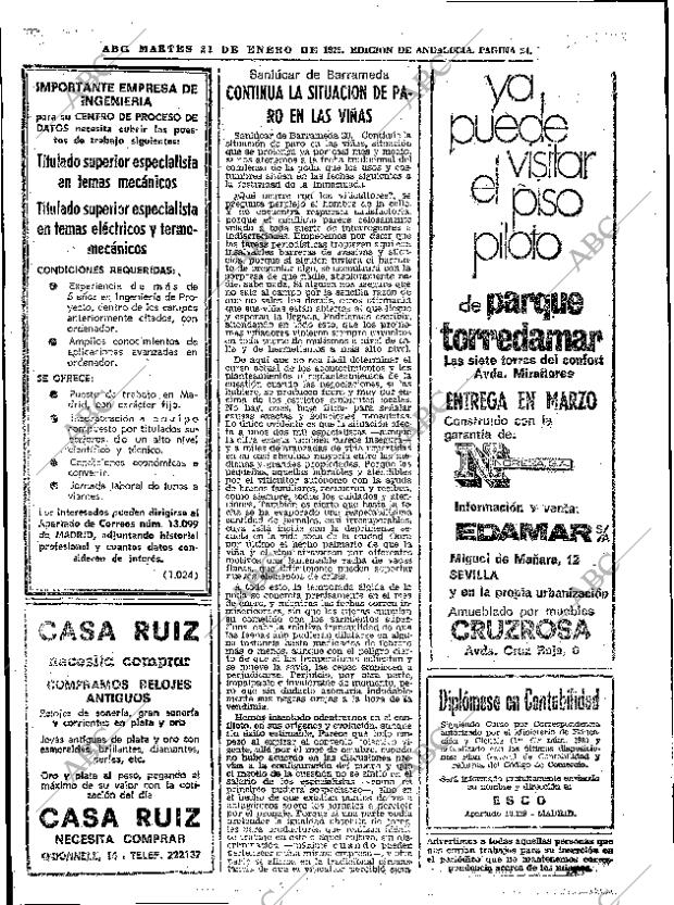ABC SEVILLA 21-01-1975 página 24