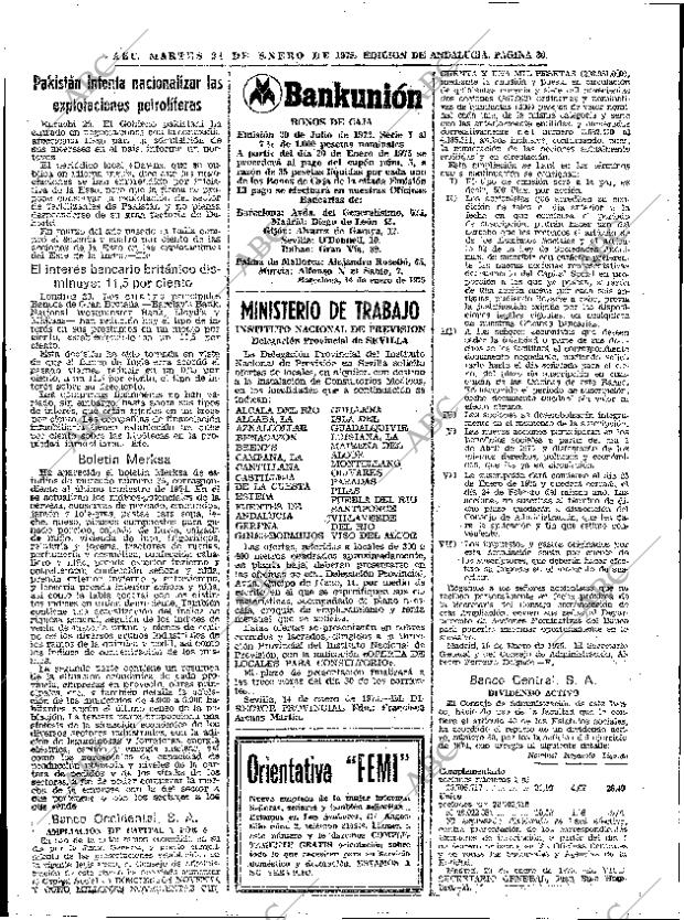 ABC SEVILLA 21-01-1975 página 30