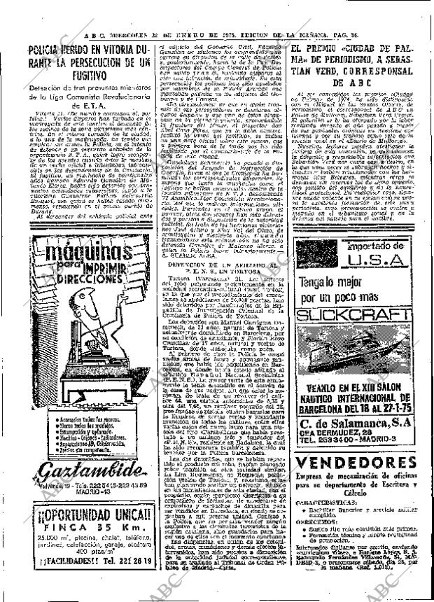 ABC MADRID 22-01-1975 página 34
