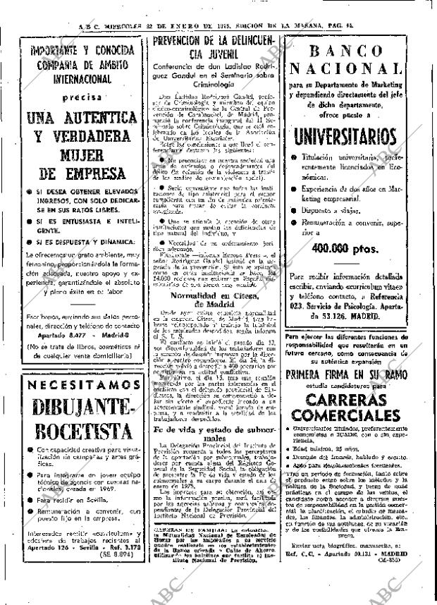 ABC MADRID 22-01-1975 página 44