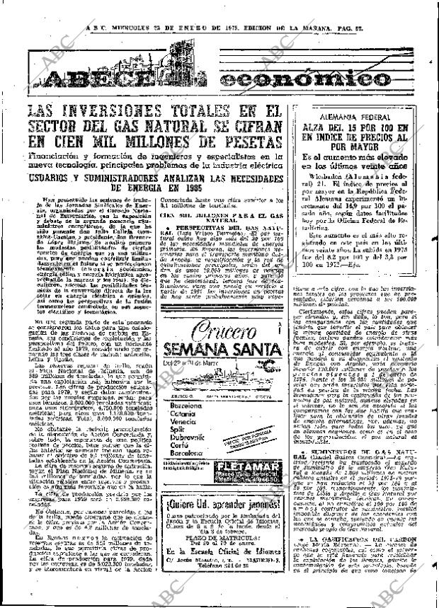 ABC MADRID 22-01-1975 página 57