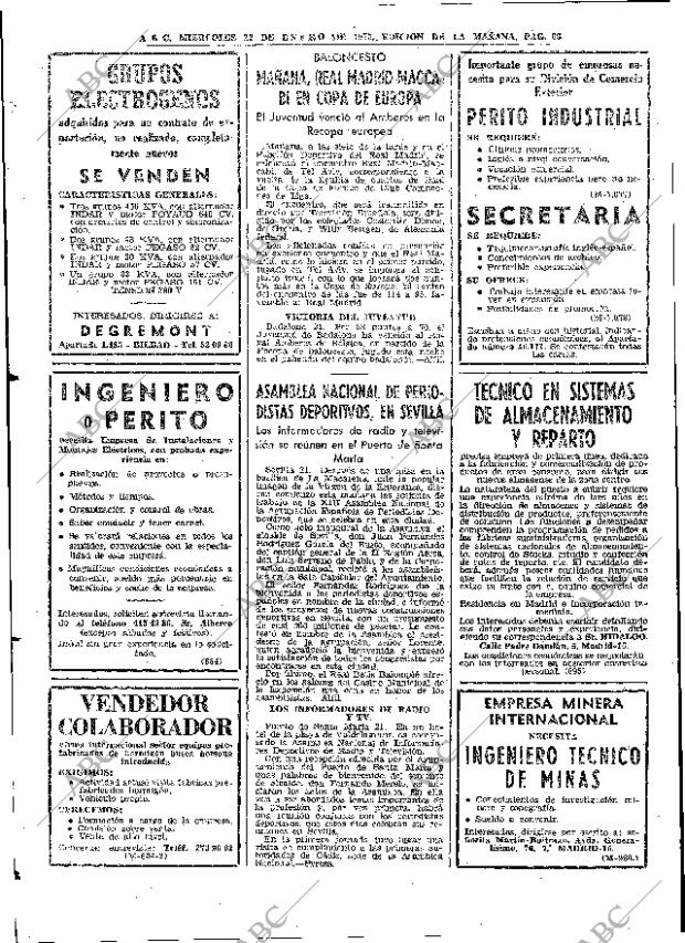 ABC MADRID 22-01-1975 página 66