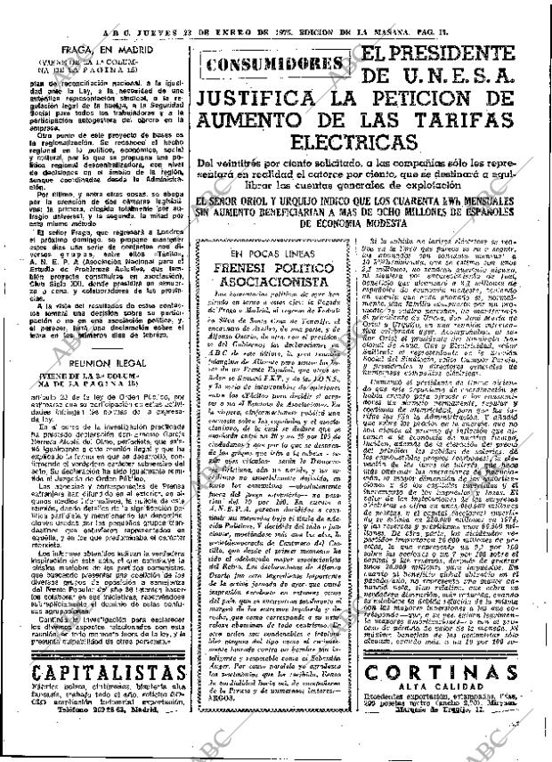ABC MADRID 23-01-1975 página 17