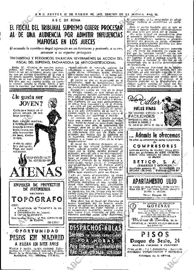 ABC MADRID 23-01-1975 página 29