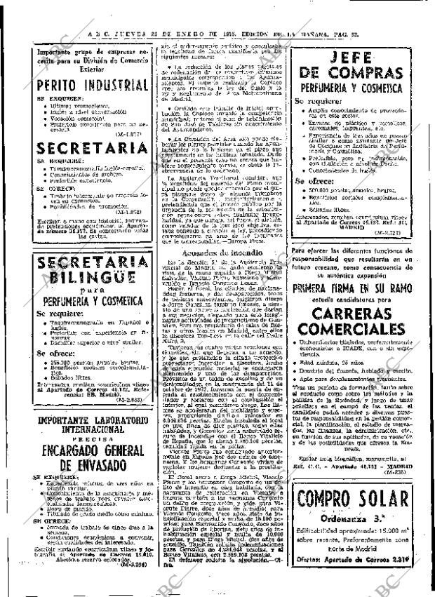 ABC MADRID 23-01-1975 página 32