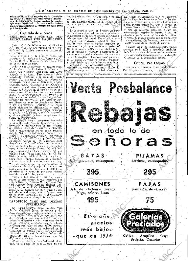 ABC MADRID 23-01-1975 página 41