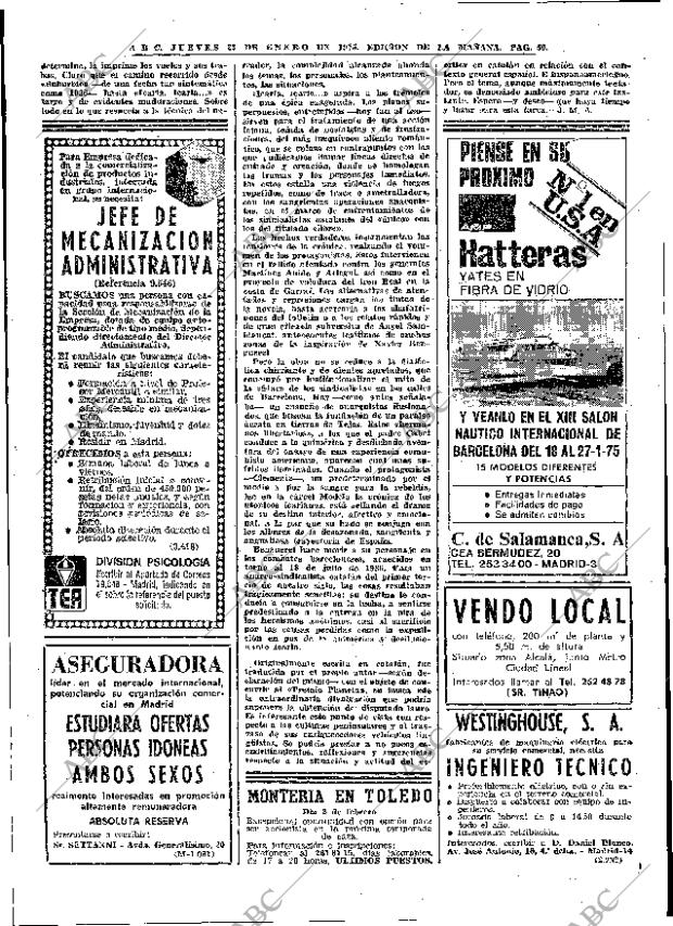 ABC MADRID 23-01-1975 página 50