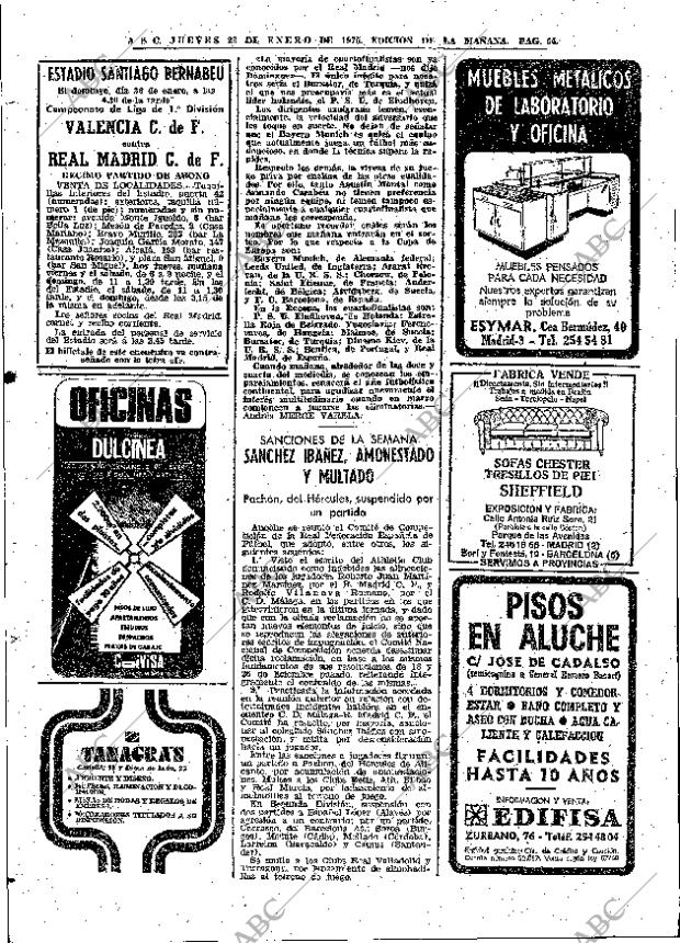 ABC MADRID 23-01-1975 página 64