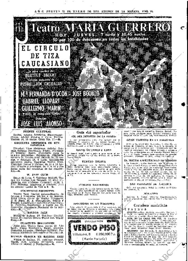 ABC MADRID 23-01-1975 página 71