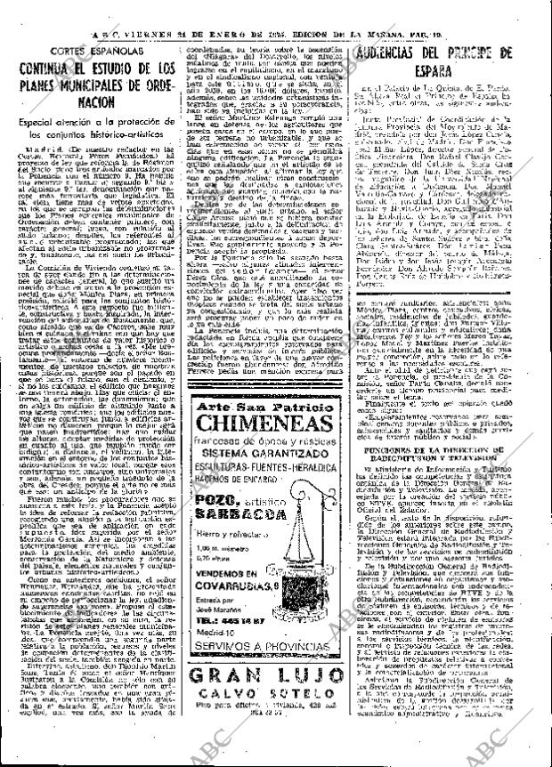 ABC MADRID 24-01-1975 página 19