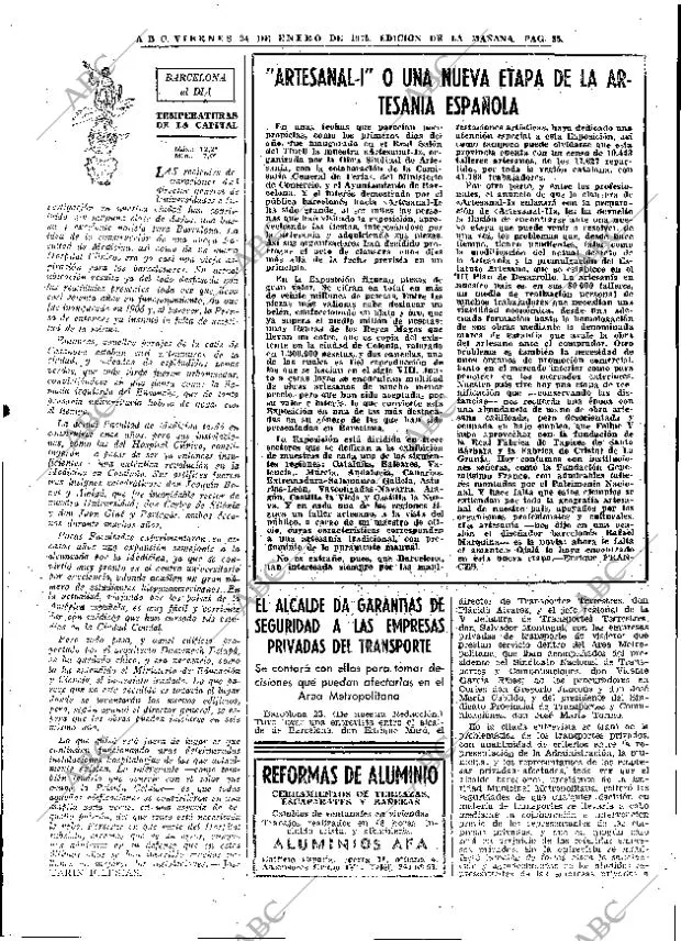 ABC MADRID 24-01-1975 página 35
