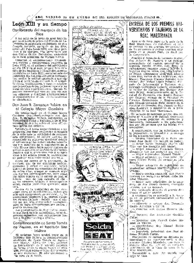 ABC SEVILLA 25-01-1975 página 40