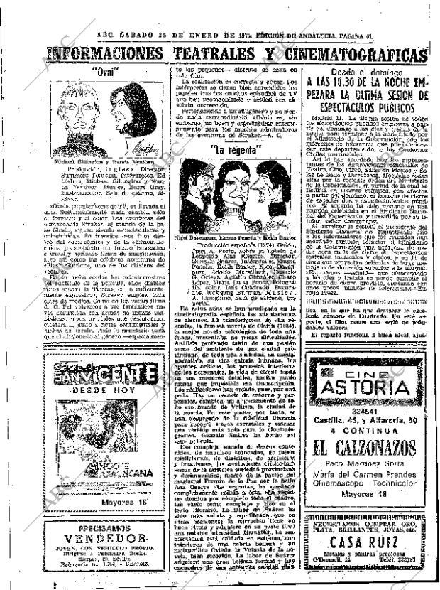 ABC SEVILLA 25-01-1975 página 51