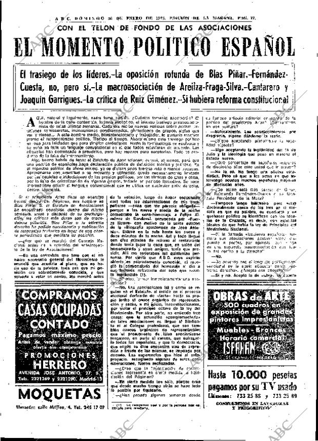 ABC MADRID 26-01-1975 página 15