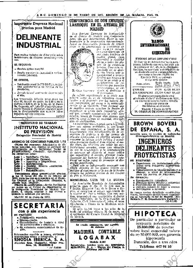 ABC MADRID 26-01-1975 página 50