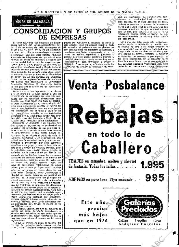 ABC MADRID 26-01-1975 página 61