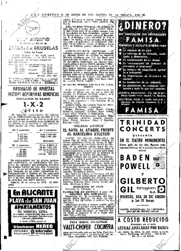 ABC MADRID 26-01-1975 página 64