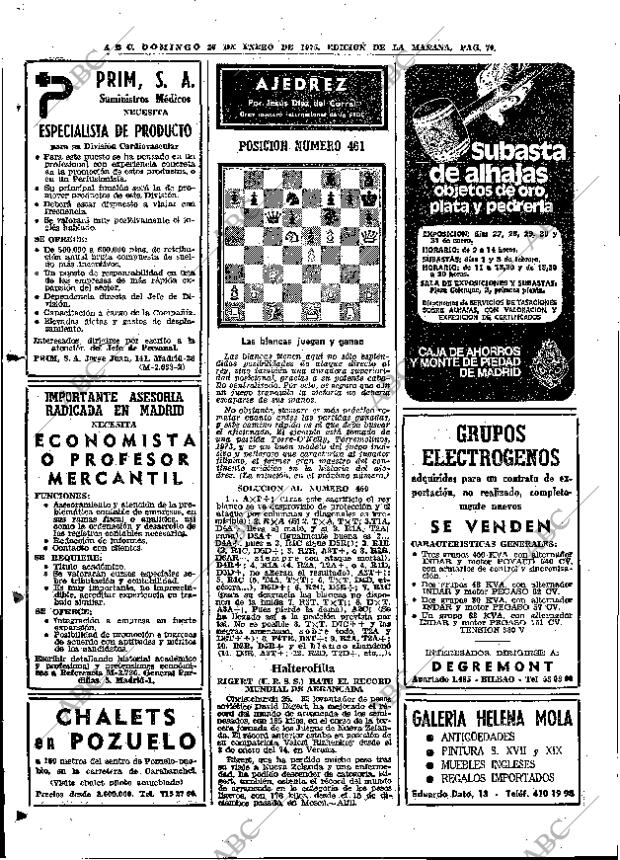 ABC MADRID 26-01-1975 página 68