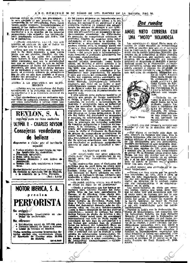 ABC MADRID 26-01-1975 página 70