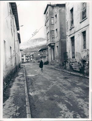 Calle en el antiguo pueblo de Riaño (León)