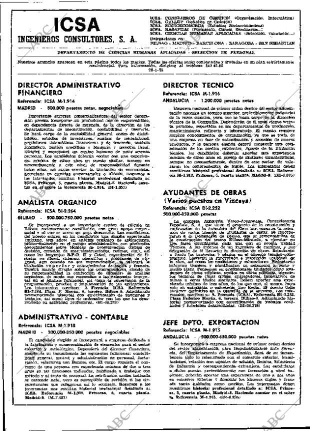 ABC MADRID 28-01-1975 página 14