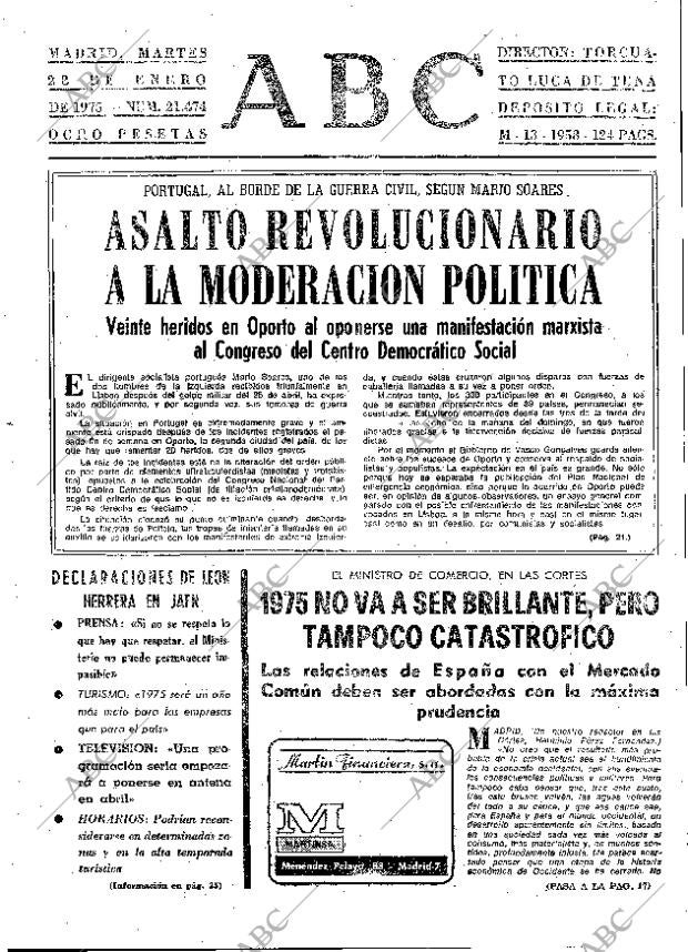 ABC MADRID 28-01-1975 página 15