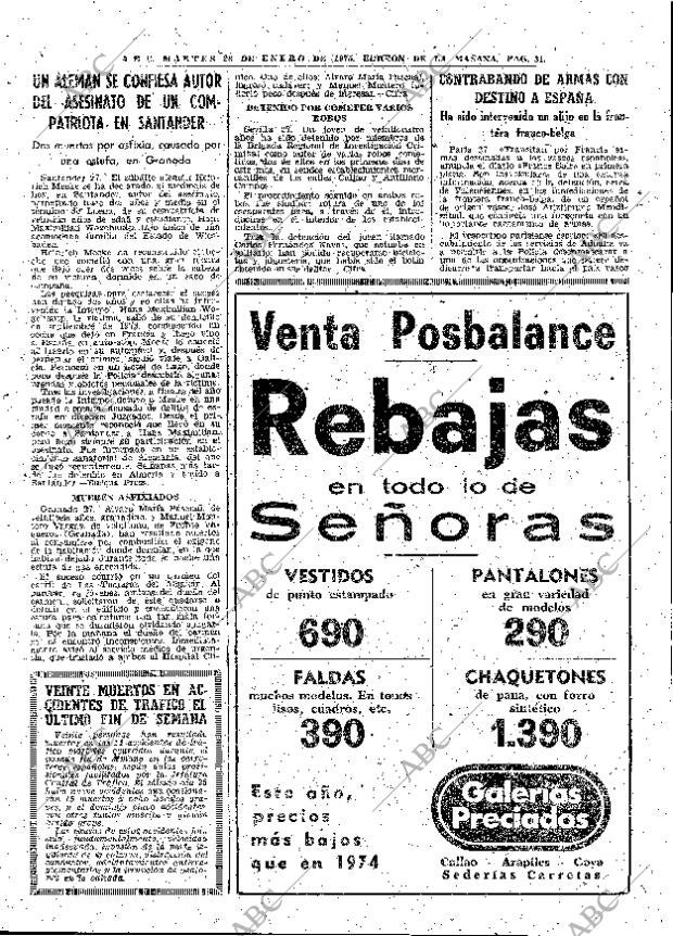 ABC MADRID 28-01-1975 página 31