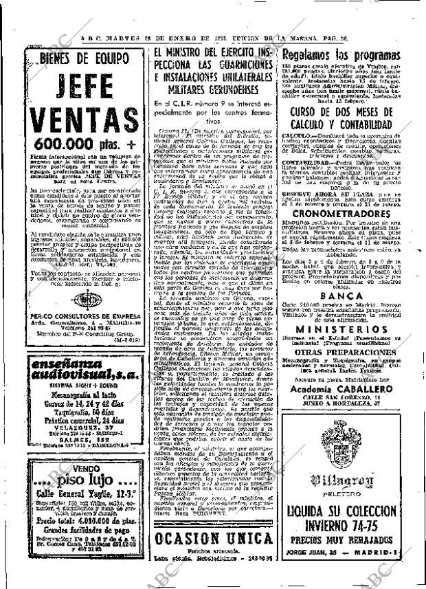 ABC MADRID 28-01-1975 página 36