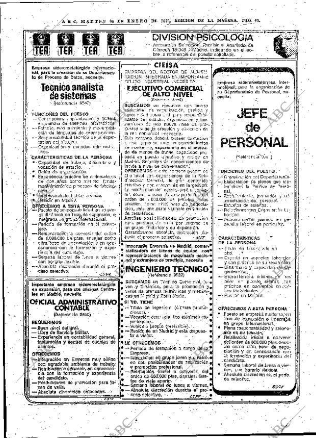 ABC MADRID 28-01-1975 página 46