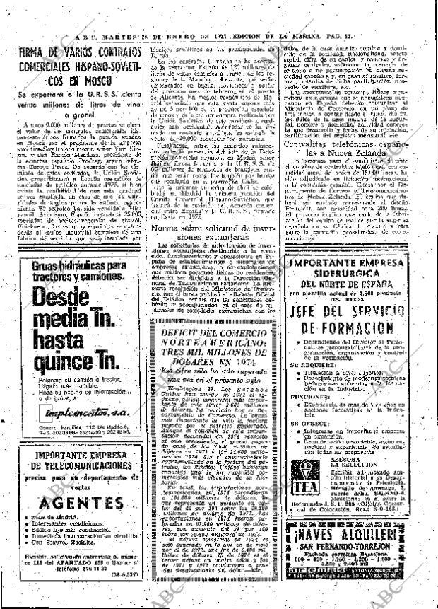 ABC MADRID 28-01-1975 página 57