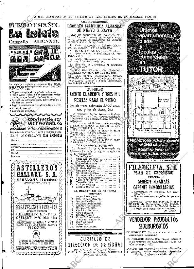 ABC MADRID 28-01-1975 página 66