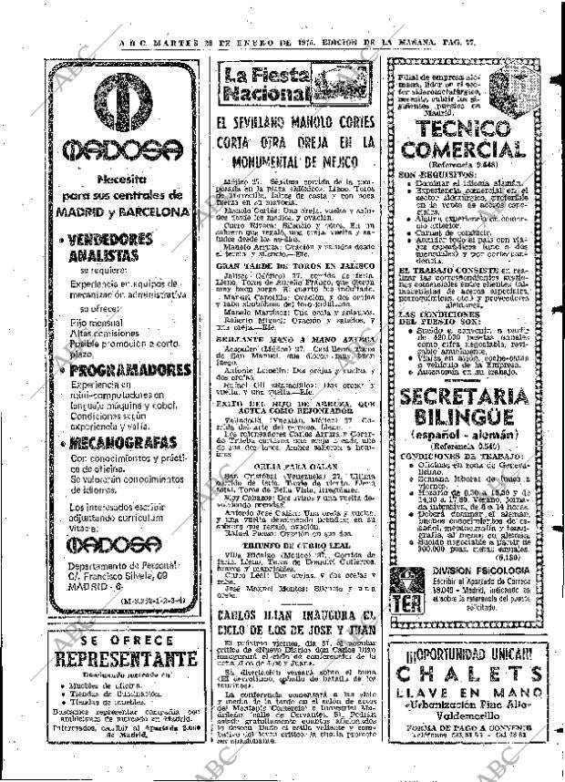 ABC MADRID 28-01-1975 página 77