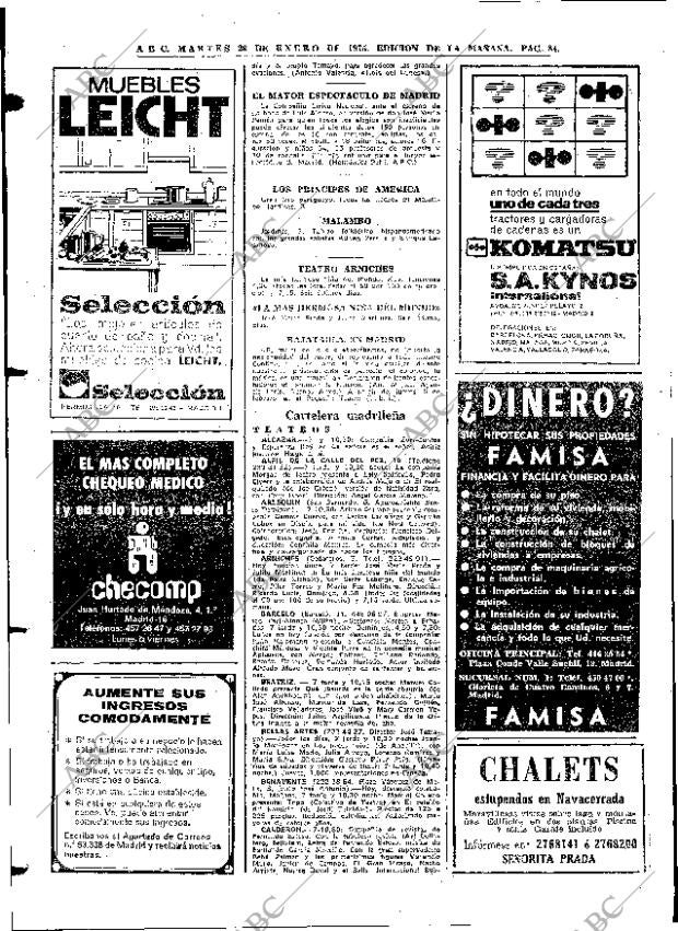 ABC MADRID 28-01-1975 página 84
