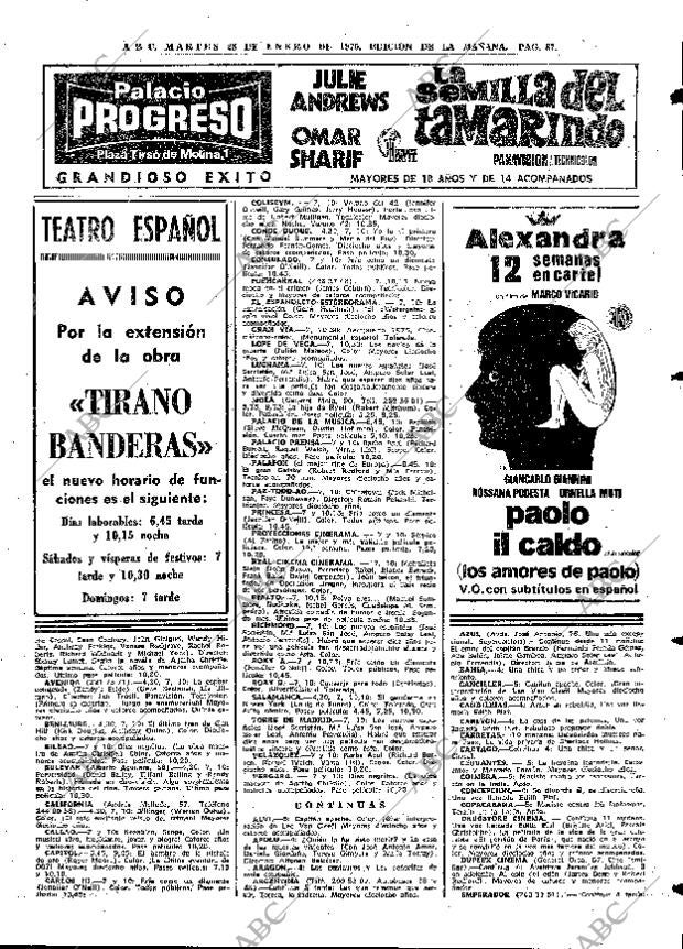 ABC MADRID 28-01-1975 página 87