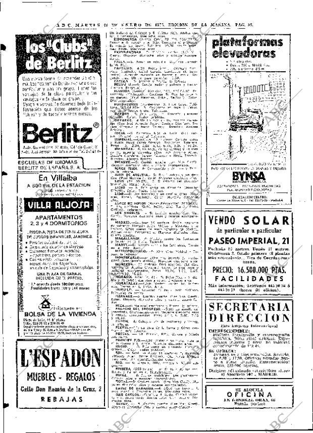 ABC MADRID 28-01-1975 página 88
