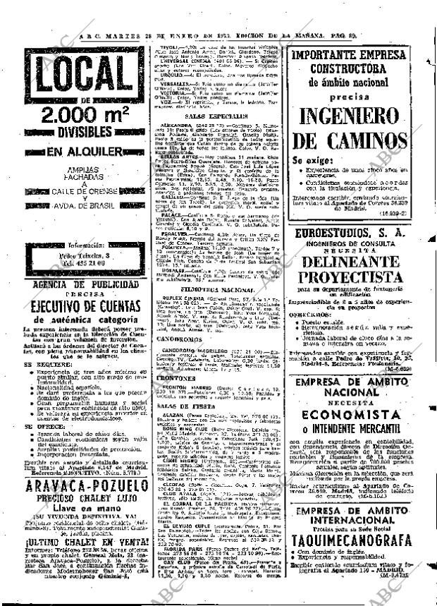 ABC MADRID 28-01-1975 página 89