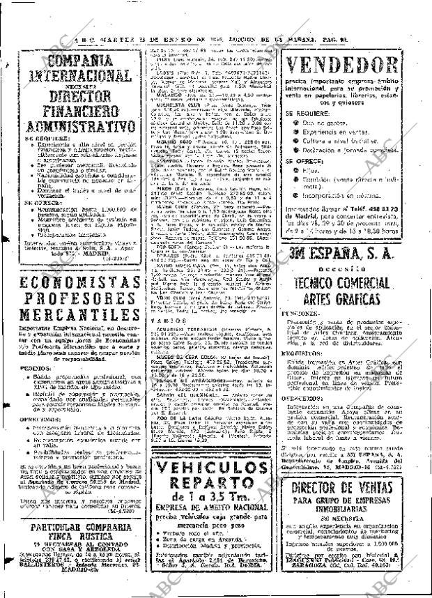 ABC MADRID 28-01-1975 página 90
