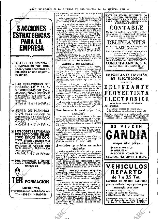 ABC MADRID 29-01-1975 página 20