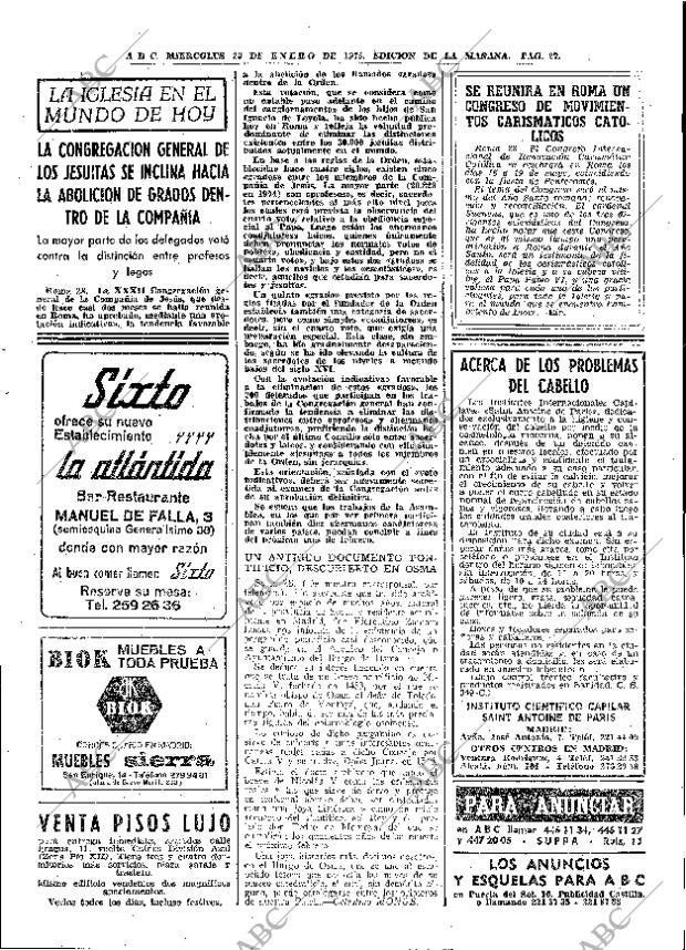 ABC MADRID 29-01-1975 página 25