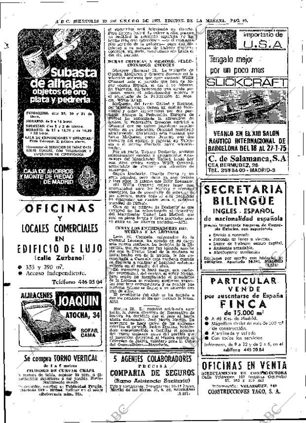 ABC MADRID 29-01-1975 página 58